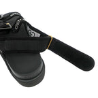 Gucci Sandals Crystal Belt Black Size 36 GG Logo Mesh — view 8