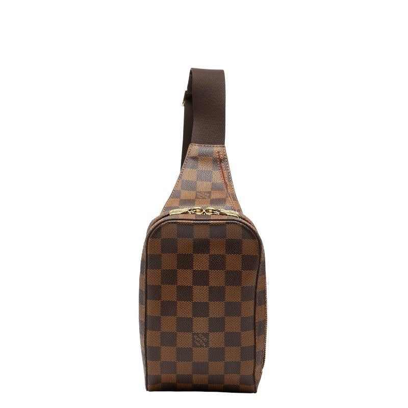 Louis Vuitton Damier Geronimos Shoulder Bag Brown