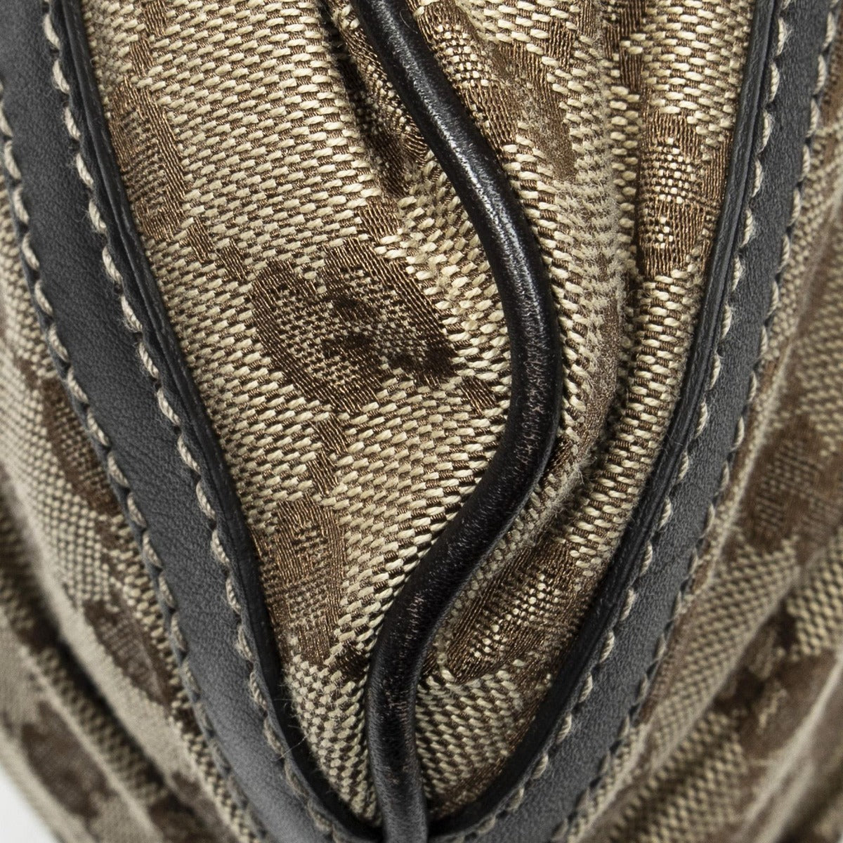 Gucci Abbey Shoulder Bag Brown Beige GG Canvas — view 7