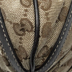Gucci Abbey Shoulder Bag Brown Beige GG Canvas — view 8
