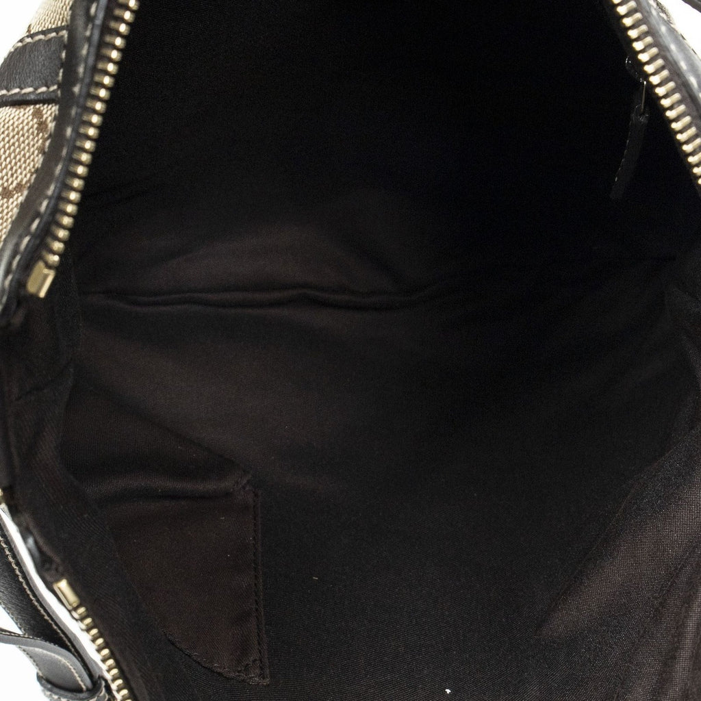 Gucci Abbey Shoulder Bag Brown Beige GG Canvas — view 9