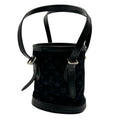 Louis Vuitton Monogram Satin Little Bucket Handbag Noir