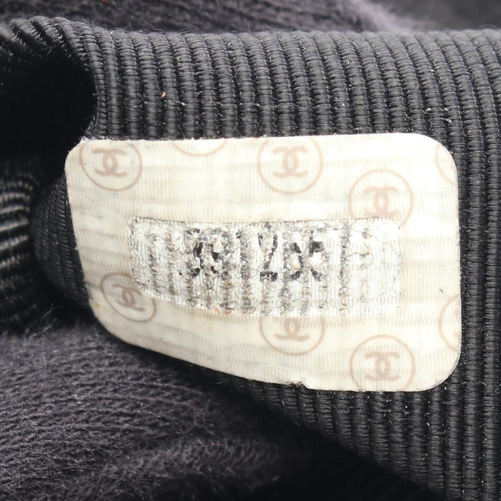 Chanel Backpack Triple CC Logo Black Leather Calf Coco — view 5