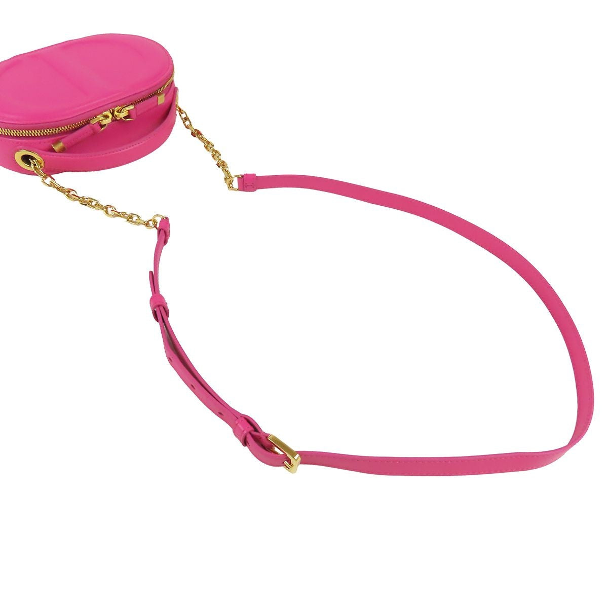 Dior Signature Oval Rani Pink Calfskin Camera Bag 2-Way — view 5