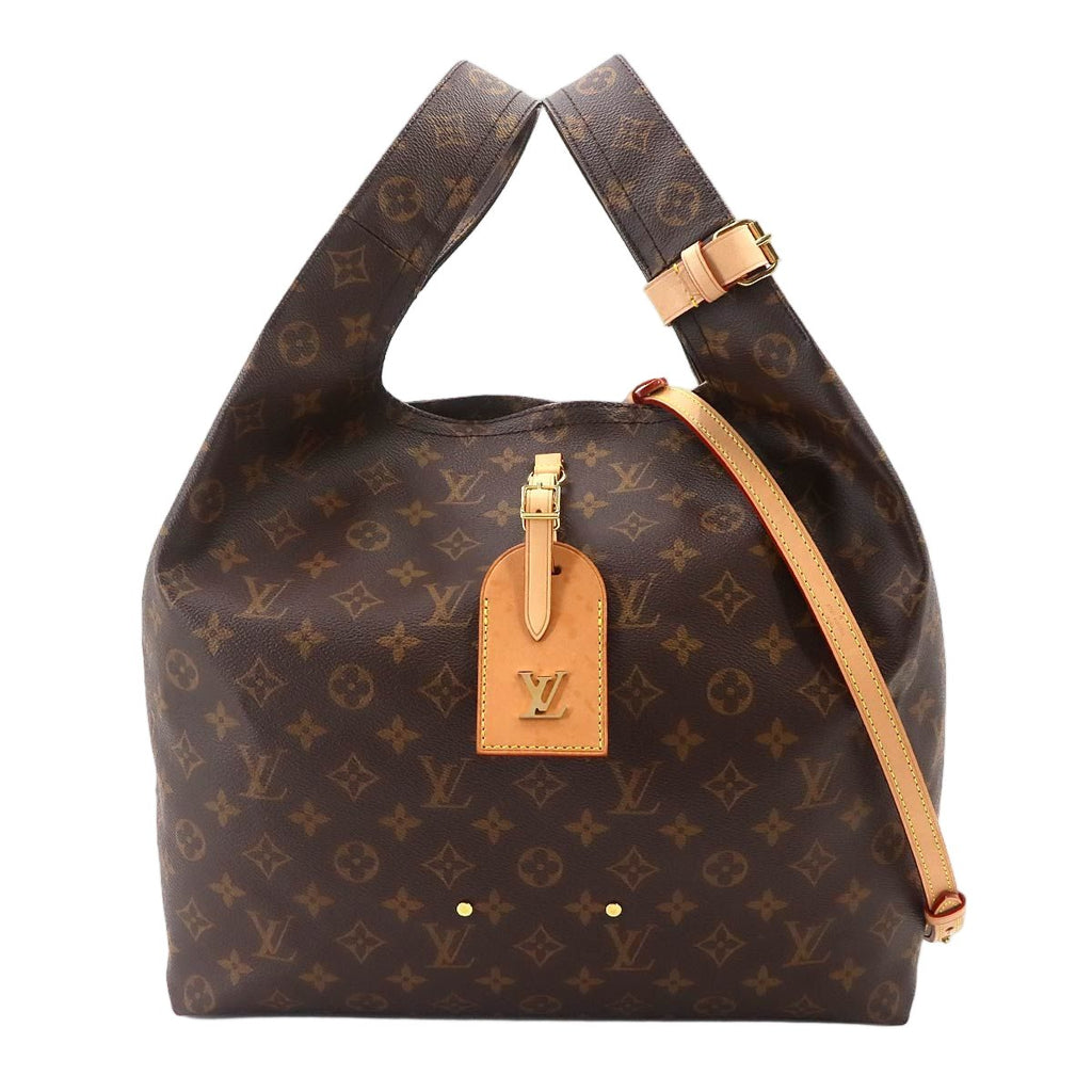 Louis Vuitton Monogram GM 2-Way Bag Brown