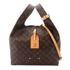 Louis Vuitton Monogram GM 2-Way Bag Brown
