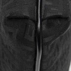 Fendi Small Flap Crossbody Black Zucchino Canvas — view 8
