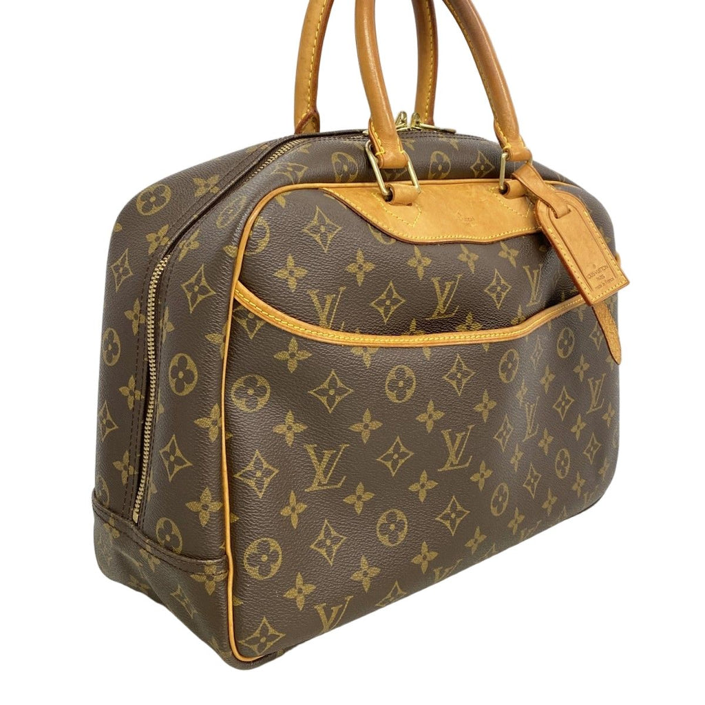 Louis Vuitton Handbag Monogram Deauville Brown — view 2