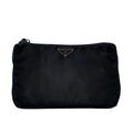 Prada Pouch Black Nero Tessuto Case Nylon 165 Zipper