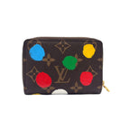 Louis Vuitton Portefeuille Yayoi Kusama Leather Brown Multicolor
