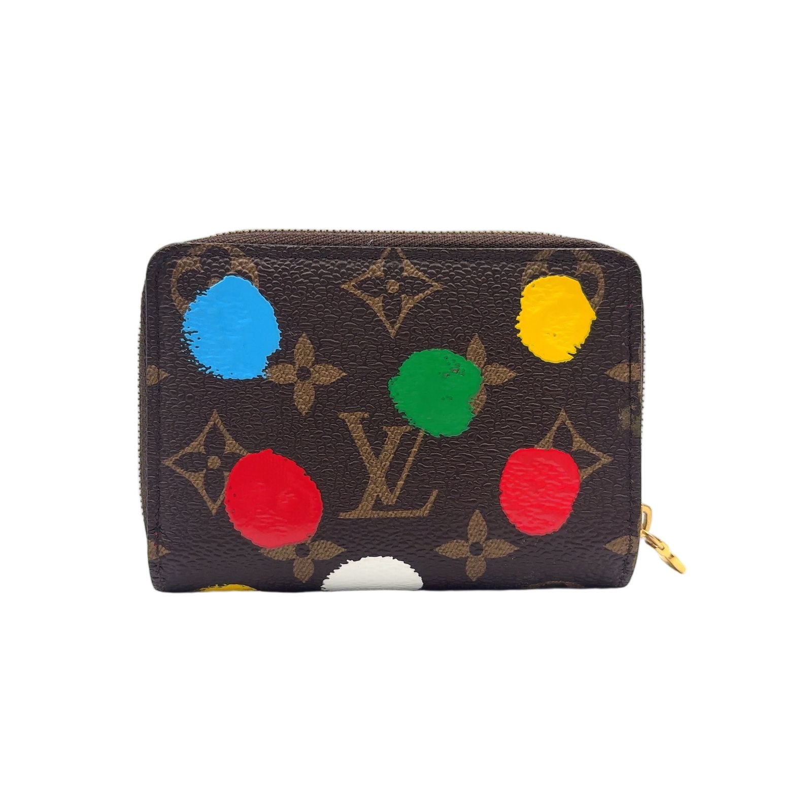 Louis Vuitton Portefeuille Yayoi Kusama Leather Brown Multicolor