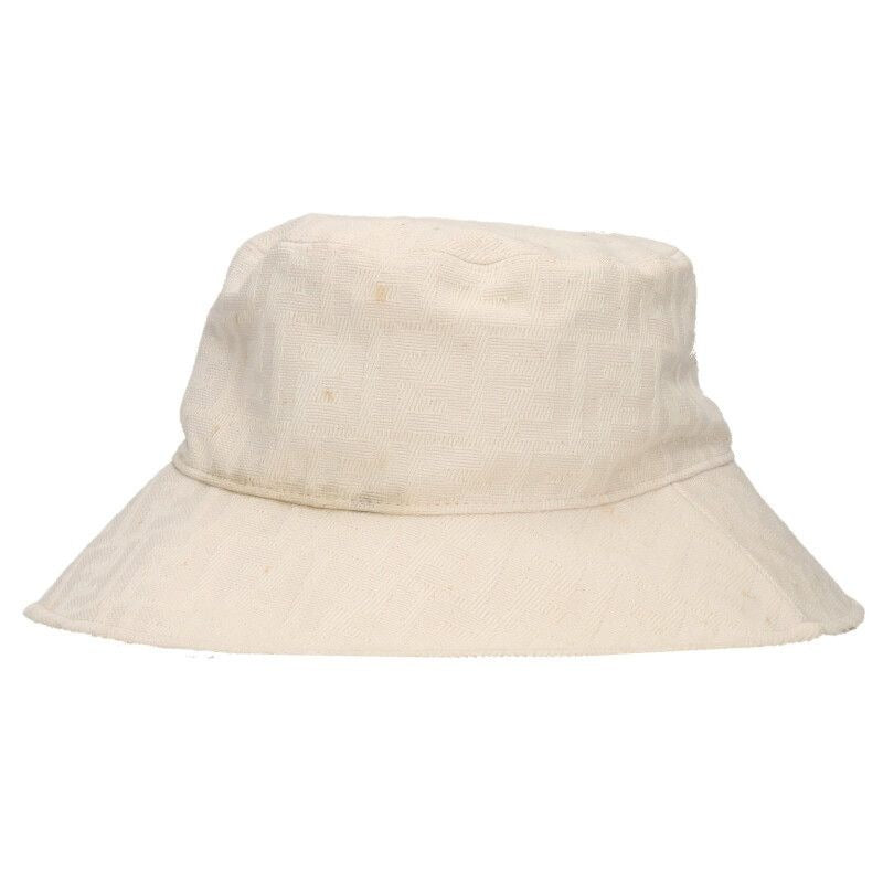 Fendi Fxq 789 Zucca All Over Print Canvas Bucket Hat