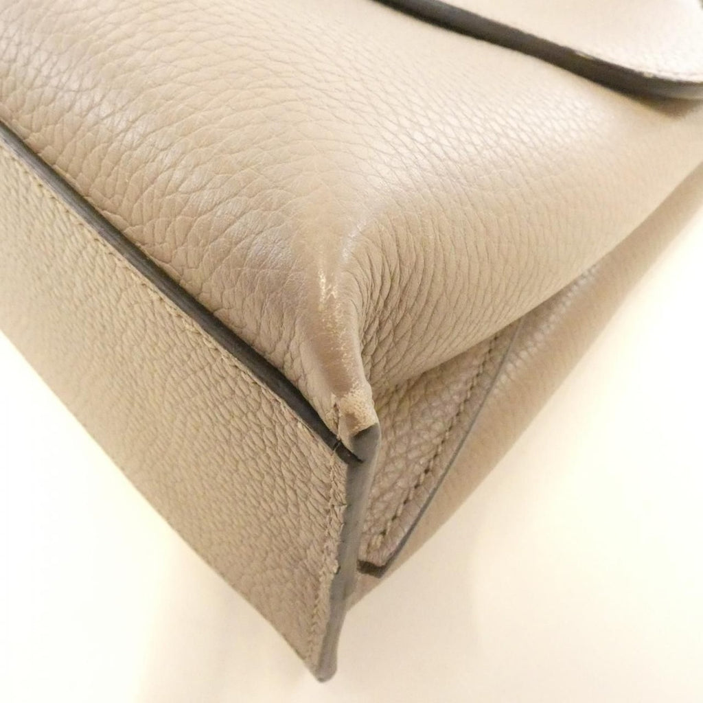 Gucci Bag Leather Silver Light Gray — view 3