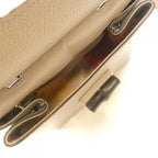 Gucci Bag Leather Silver Light Gray — view 6