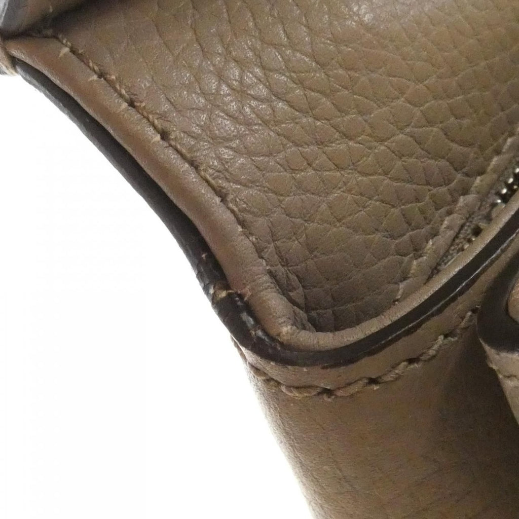 Gucci Bag Leather Silver Light Gray — view 7