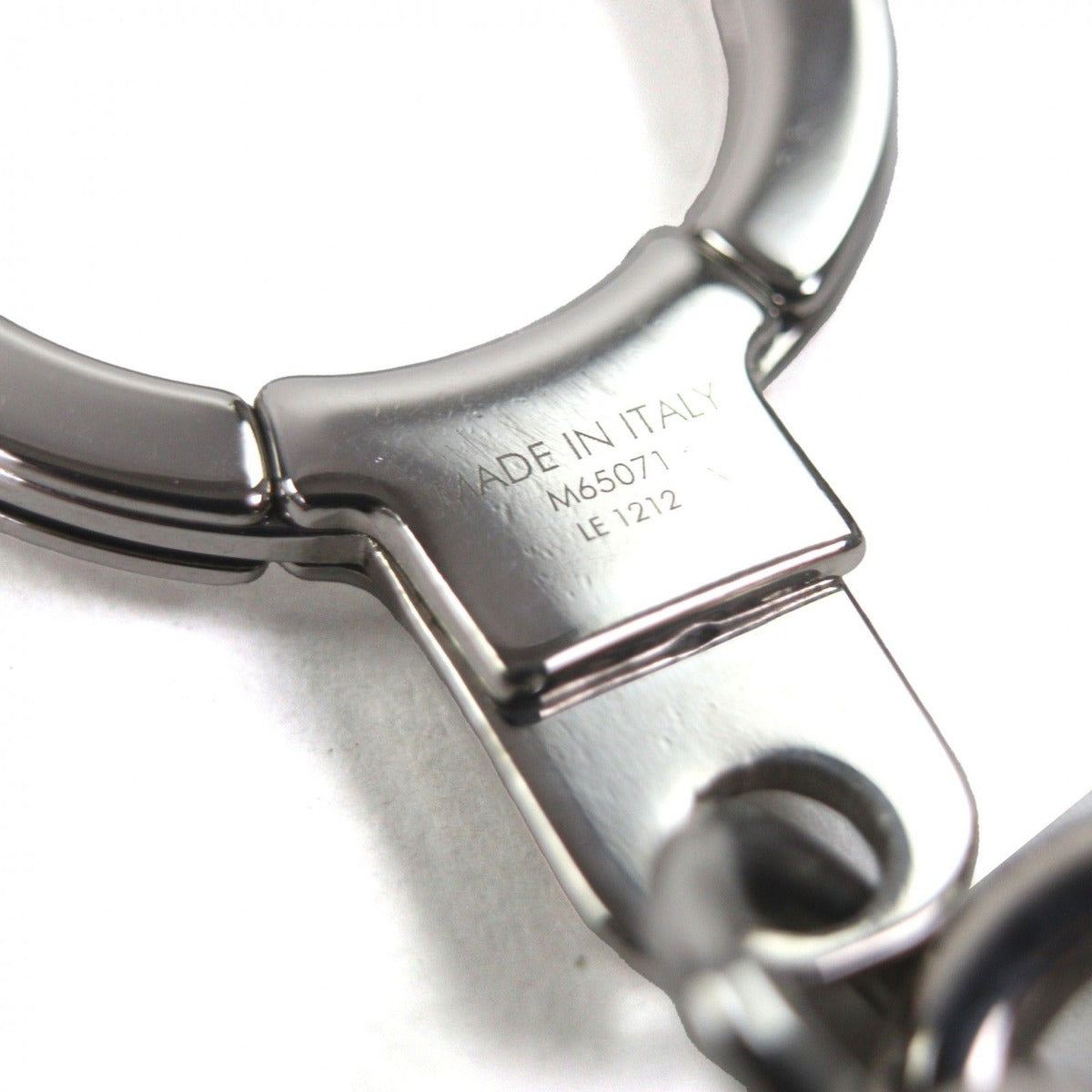 Louis Vuitton Porte Cles Initial Charm Key Holder Silver — view 7