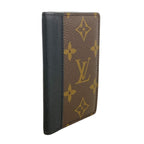 Louis Vuitton Card Case Monogram Macassar Organizer de Poche Brown Black — view 2