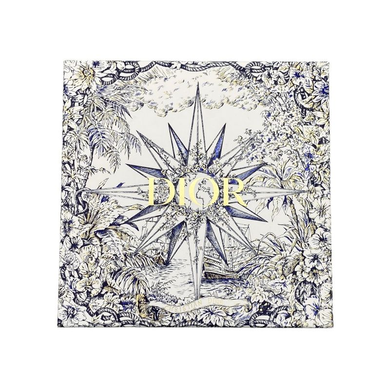Christian Dior Scarf Cannage 31 Can205 I005 Logo Cashmere Wool Pink White — view 8