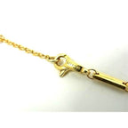 Celine Necklace Triomphe Heart Star Gold Metal — view 3