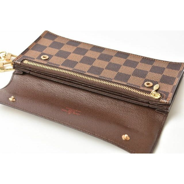 Louis Vuitton Chain Wallet Long Portefeuille Accordeion — view 8
