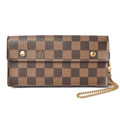 Louis Vuitton Chain Wallet Long Portefeuille Accordeion
