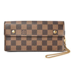 Louis Vuitton Chain Wallet Long Portefeuille Accordeion