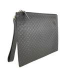 Gucci Clutch Micro Guccissima Leather Black Silver — view 2