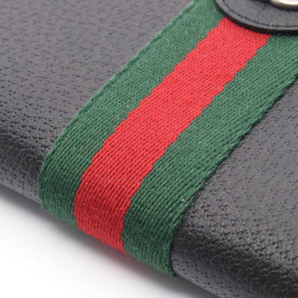 Gucci Wallet Idia Black Leather Lacormora — view 6
