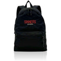 Balenciaga Backpack Black Leather Canvas