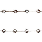 Fendi F's Logo Bracelet Rhinestone Pink Gold — view 6
