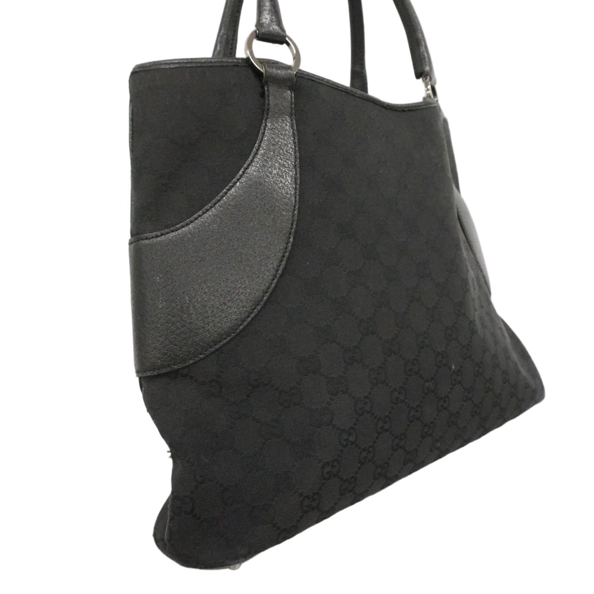 Gucci Tote GG Canvas Black Silver — view 2