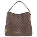 Louis Vuitton Shoulder Bag Delightful PM Damier Canvas Ebene Gold