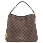 Louis Vuitton Shoulder Bag Delightful PM Damier Canvas Ebene Gold