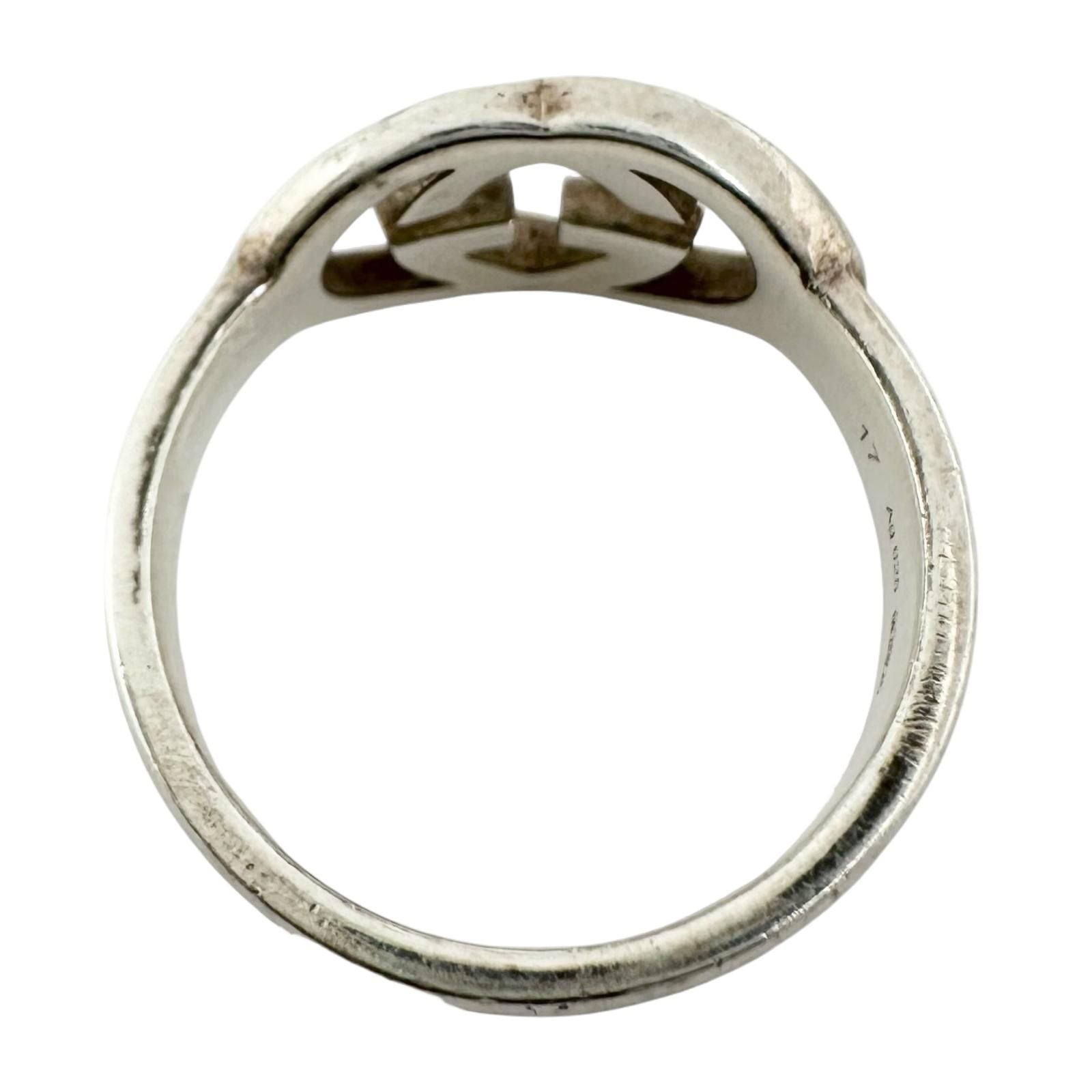 Gucci Interlocking Silver Ring — view 2
