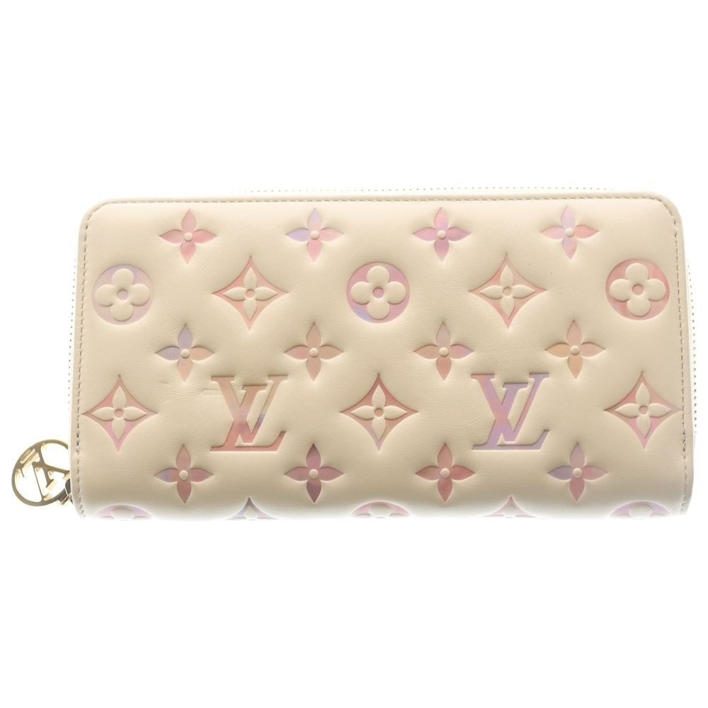 Louis Vuitton Monogram Zippy Wallet Dream Beige