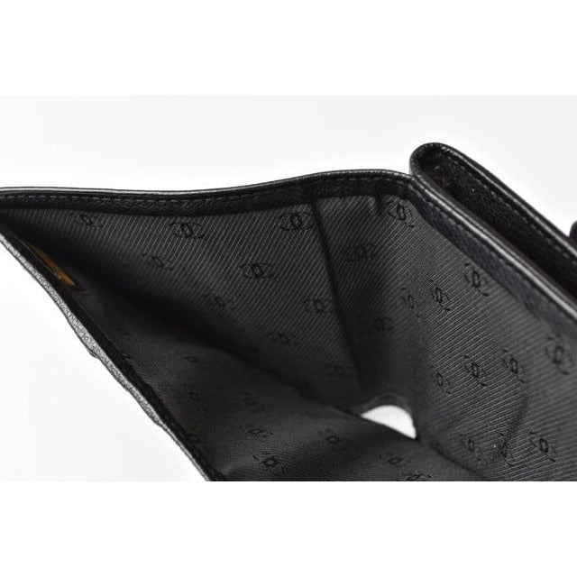 Chanel 4128 Bifold Wallet Leather Black Cles Deuce — view 6