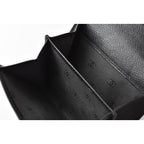 Chanel 4128 Bifold Wallet Leather Black Cles Deuce — view 9