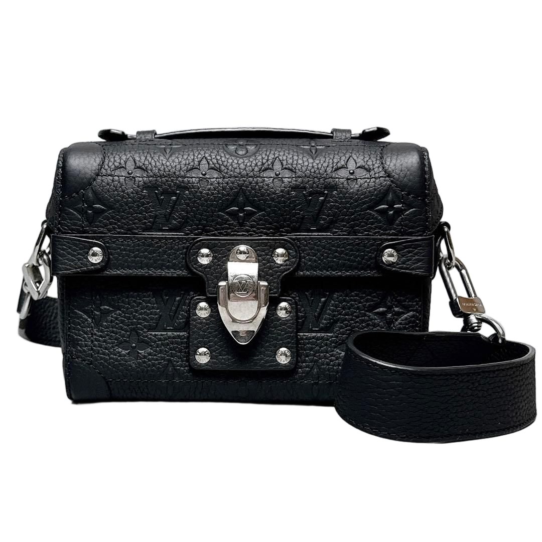 Louis Vuitton Monogram Taurillon Soul Trunk Black