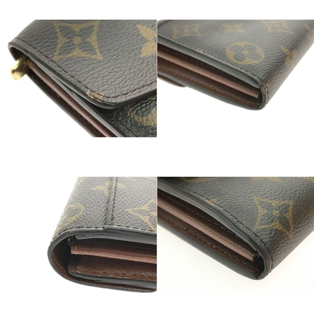 Louis Vuitton Long Wallet Portefeuille Sarah Monogram Brown — view 9