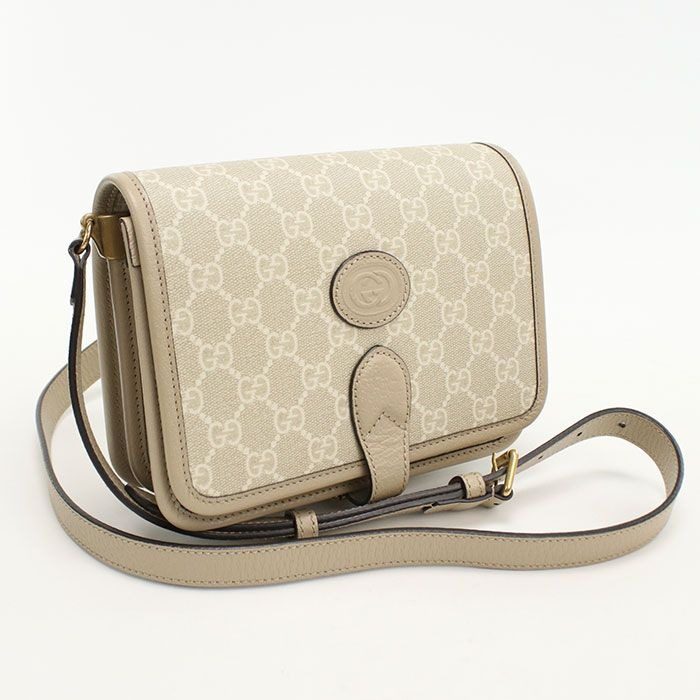 Gucci Shoulder Bag GG Supreme Crossbody Leather