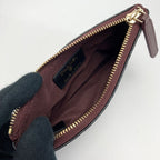 Chanel Quilted Classic Mini Pouch Black Caviar Leather — view 2
