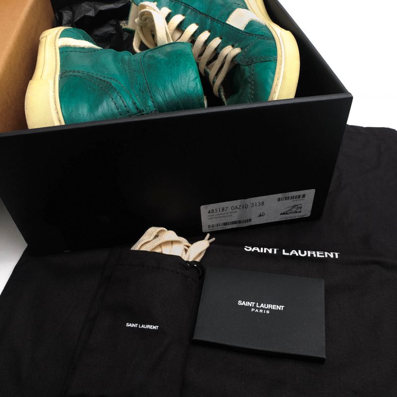 Yves Saint Laurent Shoes Sneakers High Cut Men Leather — view 9