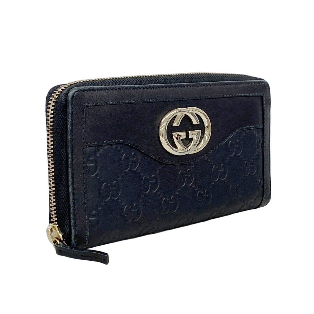 Gucci Wallet Guccissima Leather Black Gold — view 2