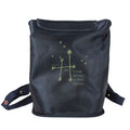 Hermes Sherpa Travel Around the Stars Exhibition Nylon Navy Backpack Silver