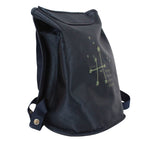Hermes Sherpa Travel Around the Stars Exhibition Nylon Navy Backpack Silver — view 2