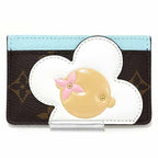 Louis Vuitton Card Case Porto Carte Sample Canvas Monogram Azur Frost — view 2