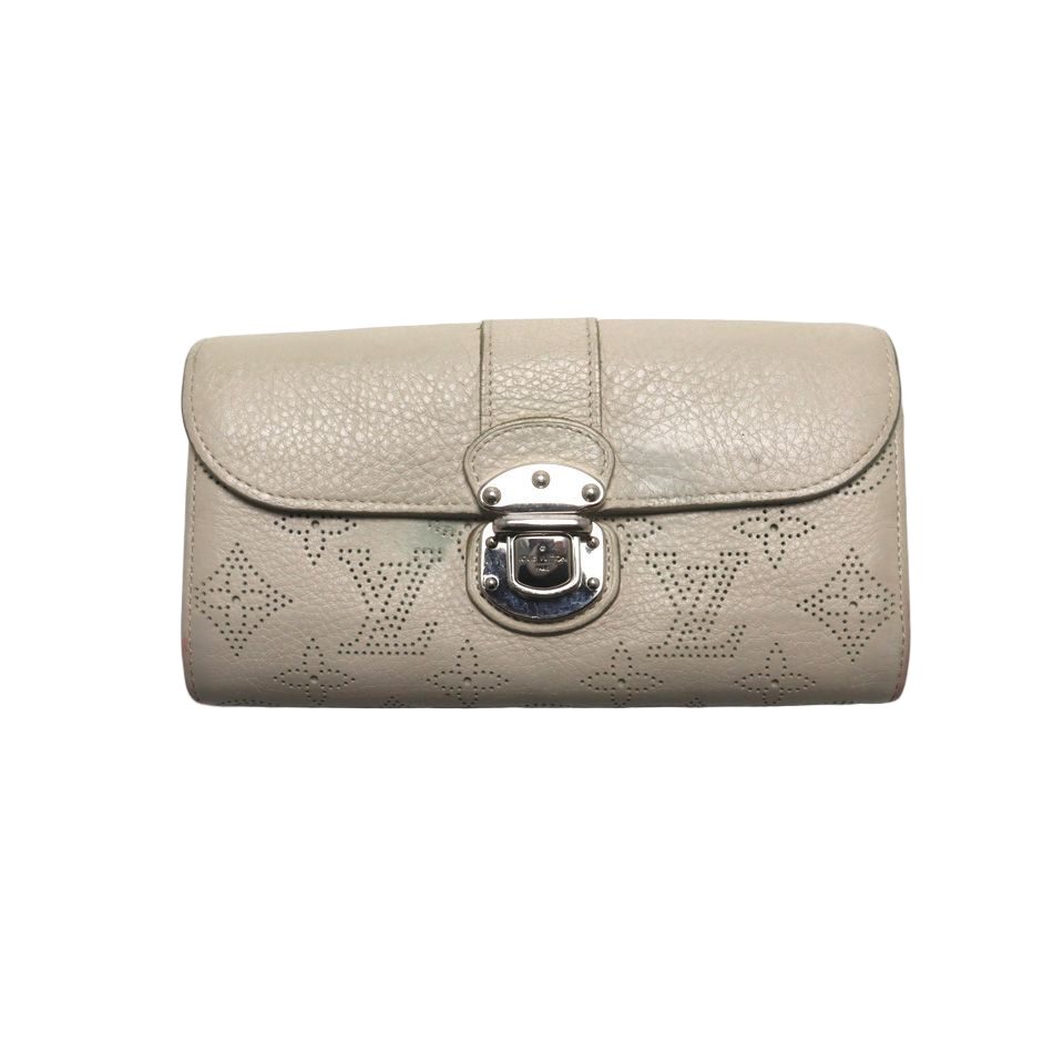 Louis Vuitton Mahina Portefeuille Iris Leather Bifold Wallet