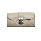 Louis Vuitton Mahina Portefeuille Iris Leather Bifold Wallet