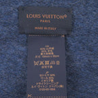Louis Vuitton Made Scarf, Monogram Gradient Cashmere Wool Blue Marine — view 7
