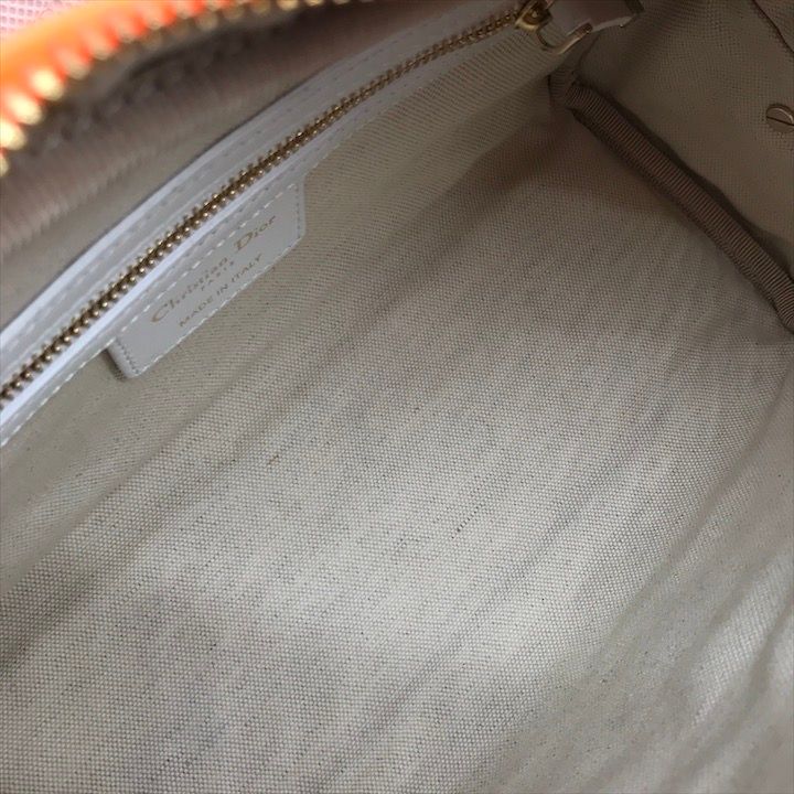 Dior Bow Ring Mini 2-Way Bag Orange — view 9